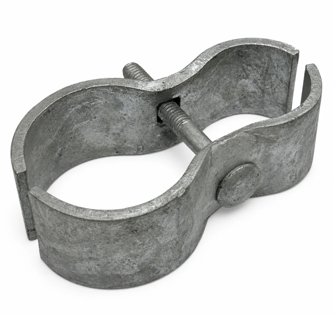 2-3/8" to 1-5/8" Galvanized Panel Clamp Adapter