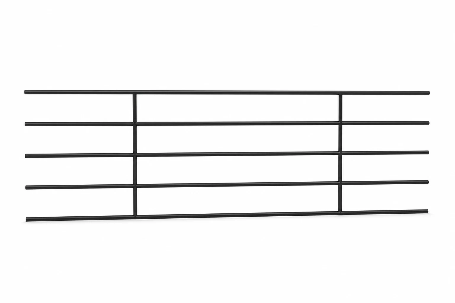 10ft Continuous Fence Panel, 5-Rail