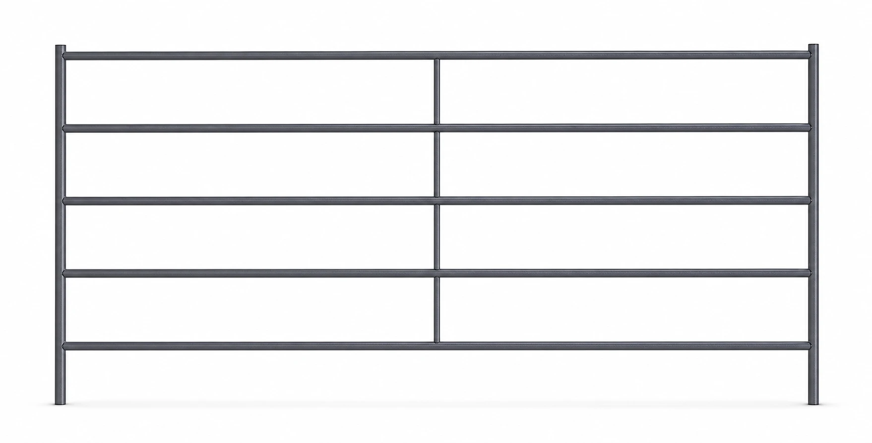 10 ft x 5 ft 5-Rail Horse Corral Panel