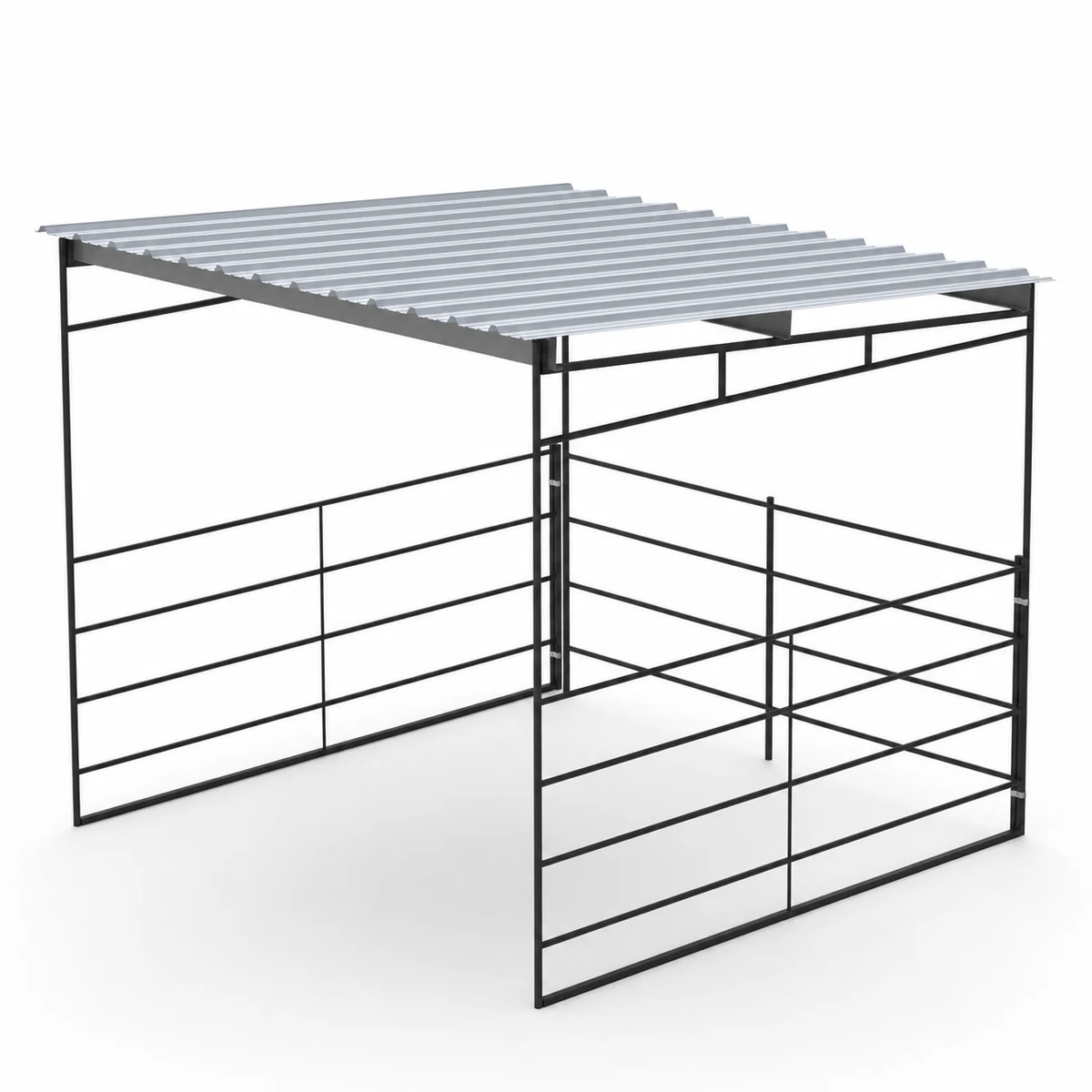 12x12 Shelter, Sloped Roof