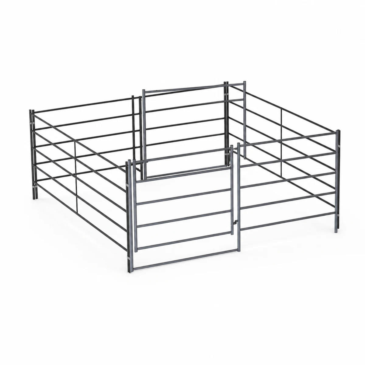 12x12 Horse Stall Kit 5-Rail