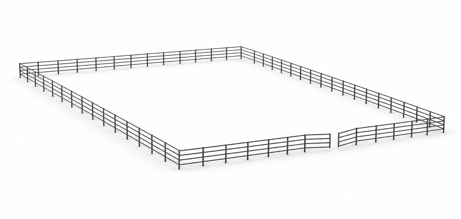 140Ft X 240Ft Riding Arena 5 Rail