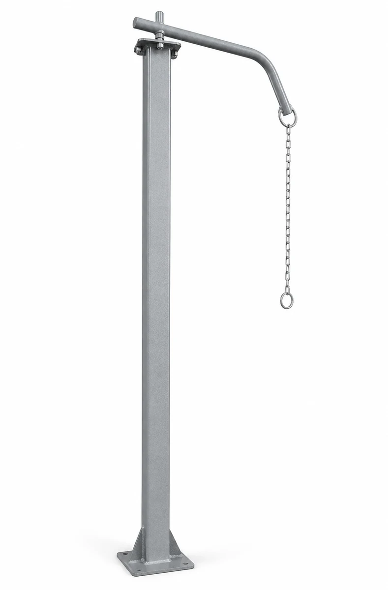 12ft Patience Pole 4x4 Square Tubing 11-Gauge Dapple Grey