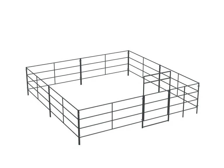 1-Stall 20x20, 4-Rail, Uncovered