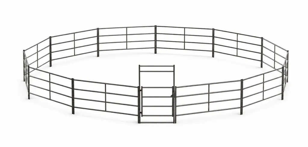 50 ft Round Pen 4-Rail