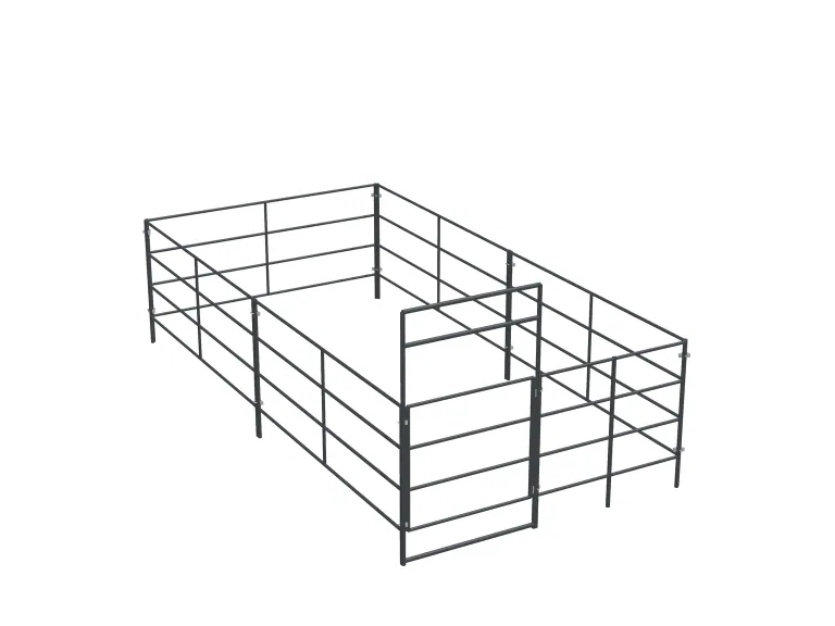 1-Stall 10x20, 4-Rail, Uncovered