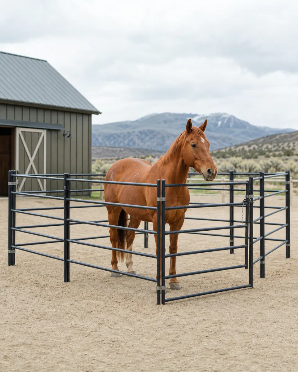 Illustrative ranch equipment setting