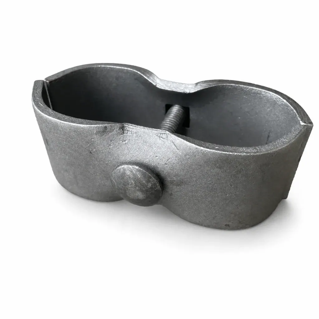 1-5/8" Bare Metal Panel Clamp, Rustic