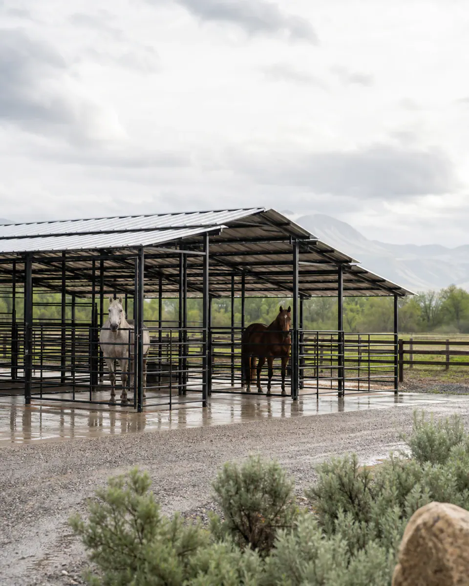 Illustrative ranch equipment setting