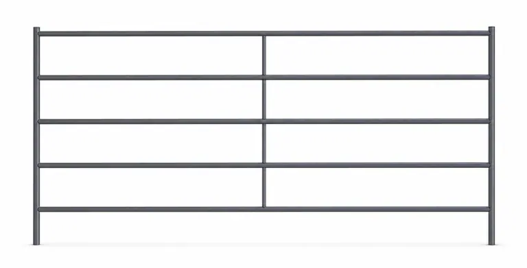 10 ft x 5 ft 5-Rail Horse Corral Panel