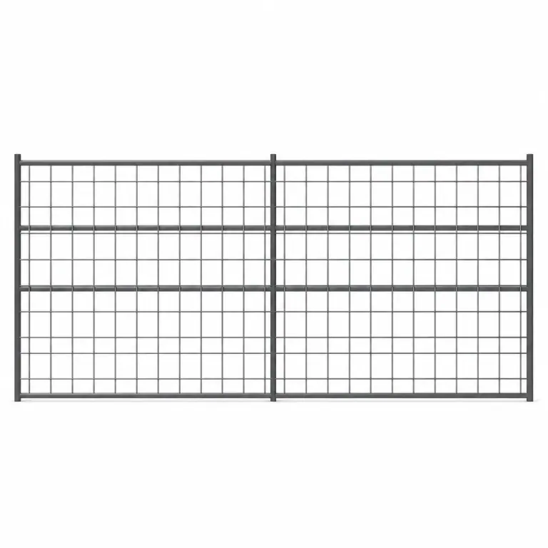 12 ft x 5 ft Wire-Mesh Horse Corral Panel