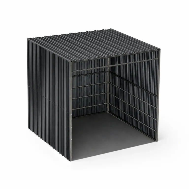 12x12 3-Sided Enclosed Shelter