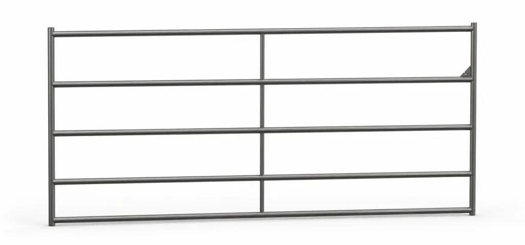 Arena Swing Gate 4 ft x 10 ft 5-Rail