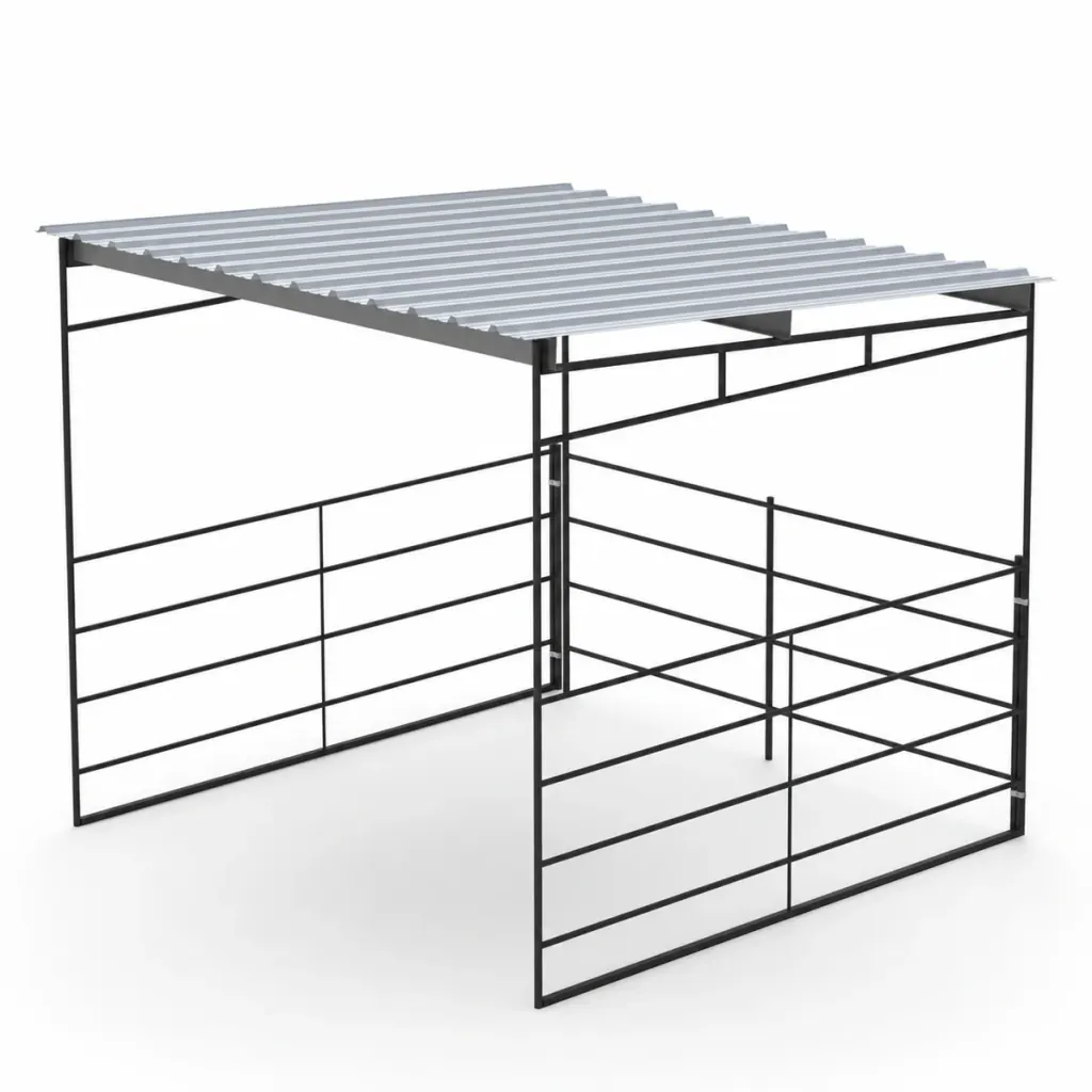 12x12 Shelter, Sloped Roof
