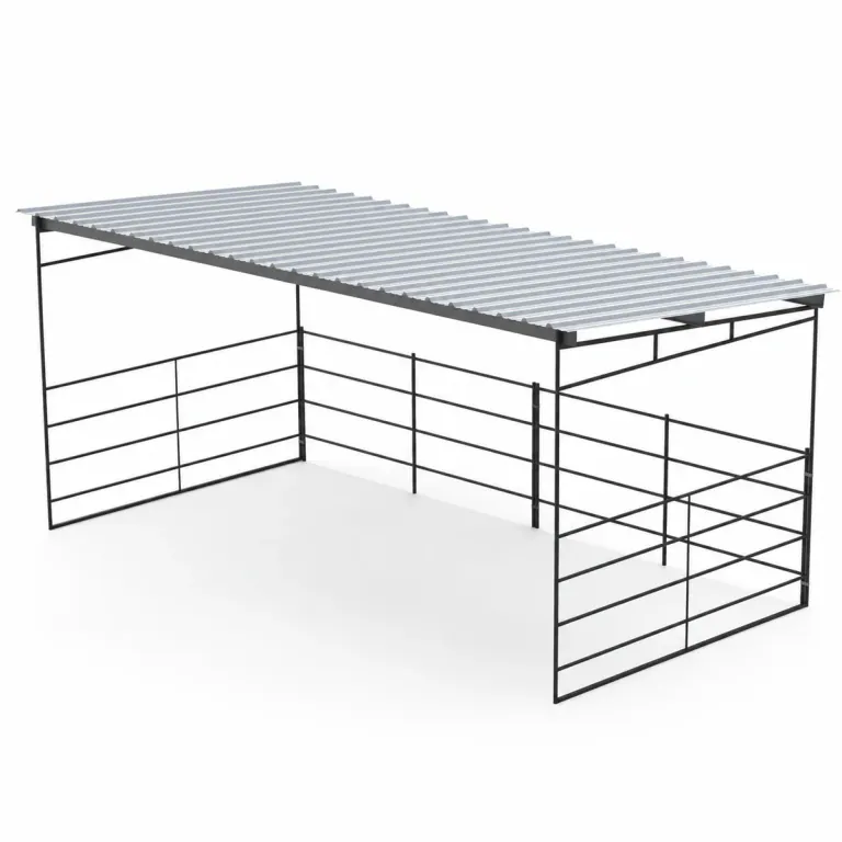 12x24 Shelter, Sloped Roof