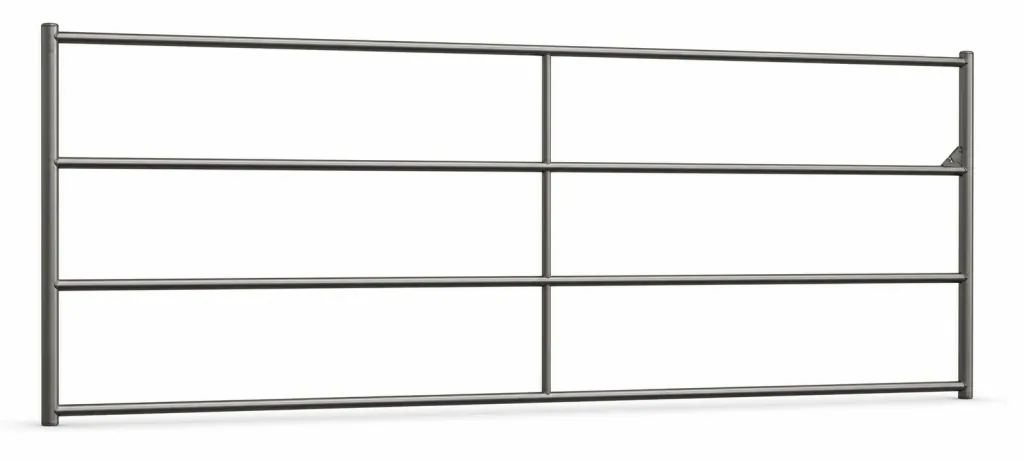 Arena Swing Gate 4 ft x 12 ft 5-Rail