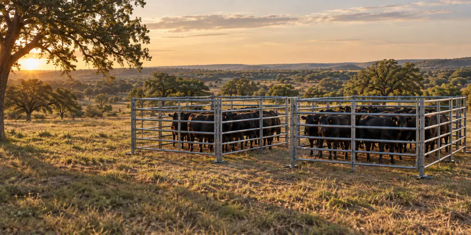 Illustrative ranch equipment setting