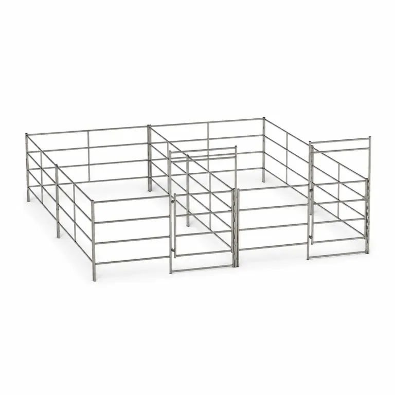 Two 10X20 Side by Side Stall Kit 5 Rail
