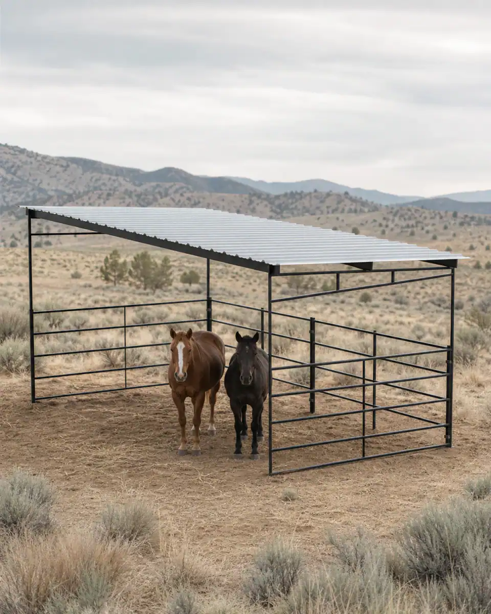 Illustrative ranch equipment setting