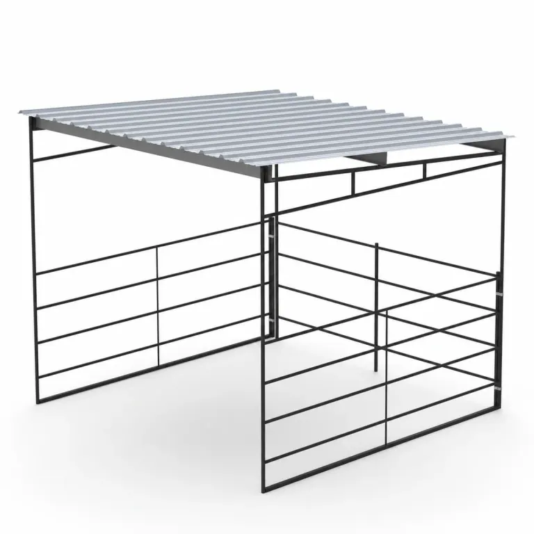12x12 Shelter, Sloped Roof