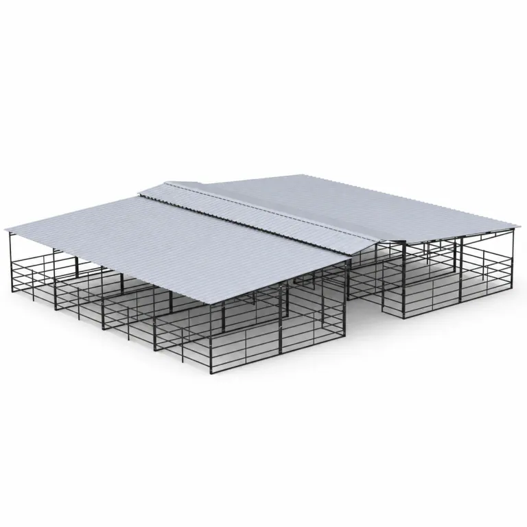 Mare Motel, 8 12x24 Stalls Fully Covered 4-Rail